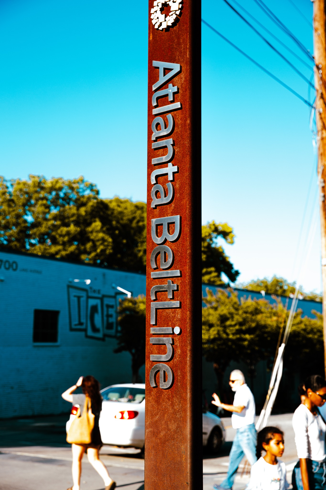 Atlanta BeltLine sign on a sunny day